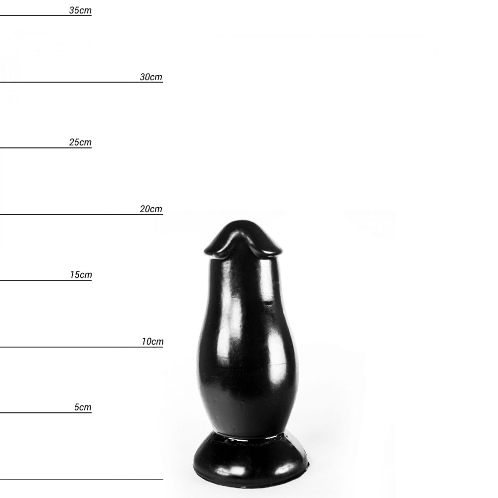 Dinoo - Buttplug Gypos 19,5 x 8,8 cm - Zwart