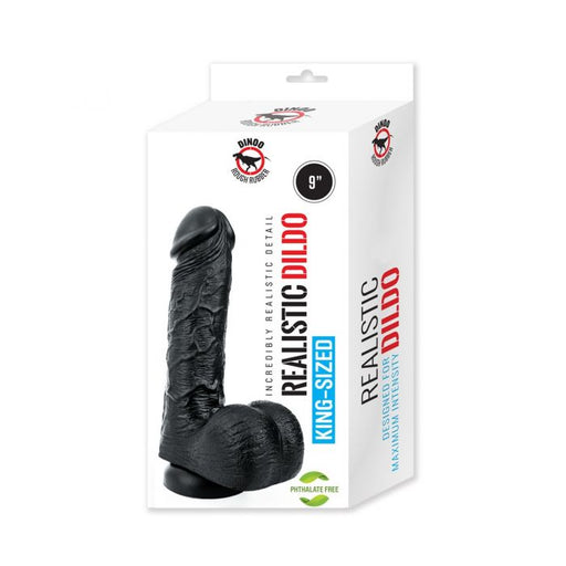 Dinoo - XL Dildo - Scream - 23 x 5.5 cm - Zwart-Laced-up.nl