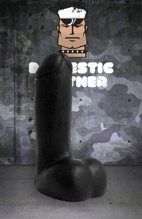 Domestic Partner - Dildo Tommy Soldier 14,5 x 2,5 cm – Zwart-Erotiekvoordeel.nl