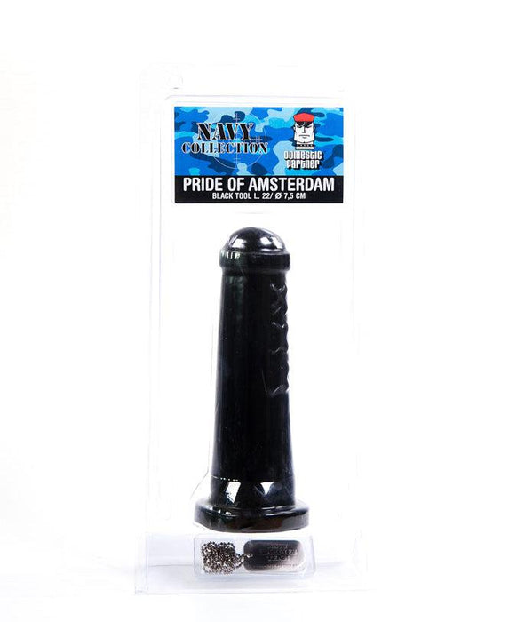 Domestic Partner - Pride of Amsterdam - Anaal Dildo - 22 x 7,5 cm - Zwart-Erotiekvoordeel.nl