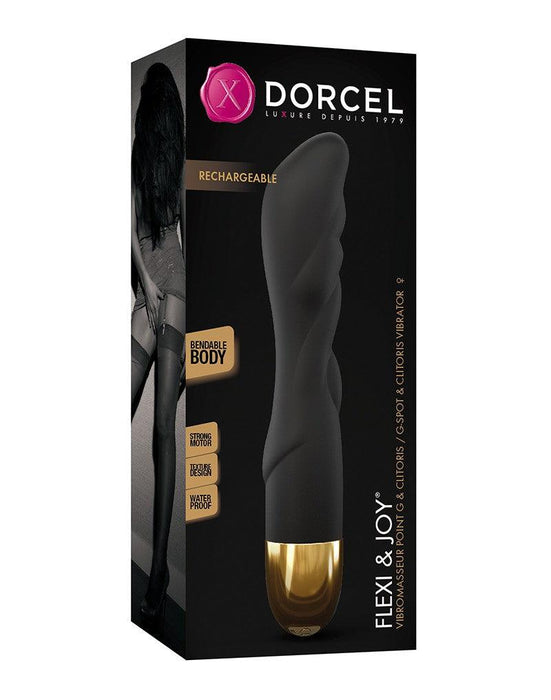 Dorcel - Flexi & Joy - G-spot en Clitoris Vibrator - Zwart-Erotiekvoordeel.nl