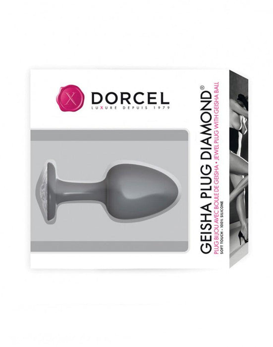 Dorcel - Geisha Buttplug Diamond Met Bewegend Metalen Gewichtje-Erotiekvoordeel.nl