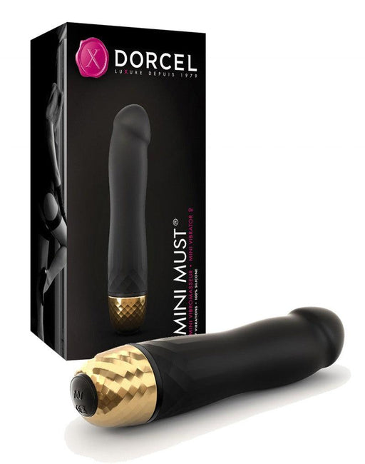 Dorcel - Mini Must Vibrator - Zwart/Goud-Erotiekvoordeel.nl