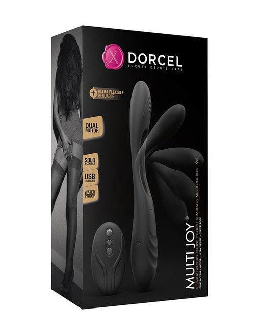 Dorcel - Multi Joy - Multifunctionele Buigbare Vibrator voor Koppels - G-spot Clitoris Prostaat - Zwart-Erotiekvoordeel.nl