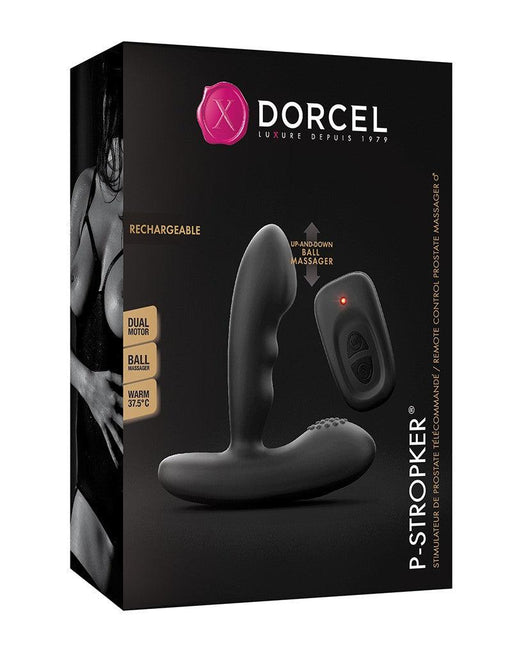 Dorcel - P-Stroker - Prostaat Vibrator Met Afstandsbediening - Zwart-Erotiekvoordeel.nl