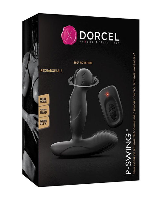 Dorcel - P-Swing - Prostaat Vibrator - Met Afstandsbediening - Zwart-Erotiekvoordeel.nl