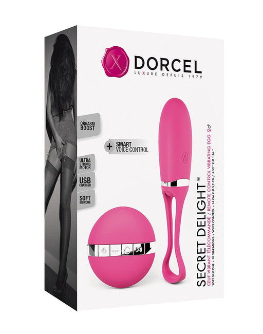 Dorcel - Secret Delight - Vibrerend Ei - Met Voice Control - Roze-Erotiekvoordeel.nl