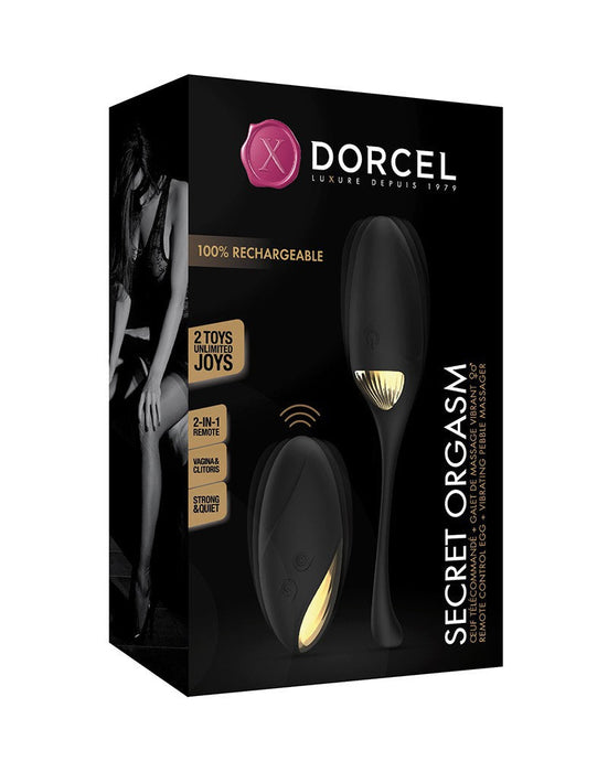 Dorcel - Secret Orgasm - Vibrerend Eitje - Met Afstandsbediening - Zwart-Erotiekvoordeel.nl