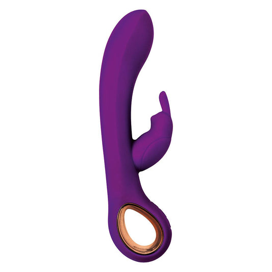 G-spot Vibrator Met Clitoris Stimulator - Paars