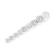 Glazen Dildo Met bolletjes - Transparant-Laced-up.nl