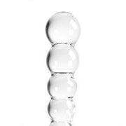Glazen Dildo Met bolletjes - Transparant-Laced-up.nl