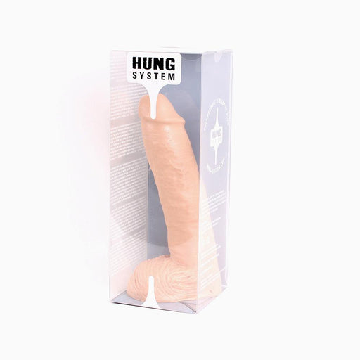 HUNG System - Mickey - Dildo - Met Vac-U-Lock - 24 cm - Lichte Huidskleur-Erotiekvoordeel.nl
