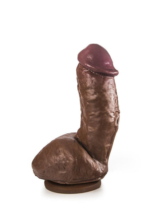Heroes - No. 11 - Dildo Met Zuignap - 19,5 x 5 cm - Bruin-Laced-up.nl