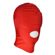 Kiotos - BDSM Hood Classic Met 1 Gat - Rood-Laced-up.nl