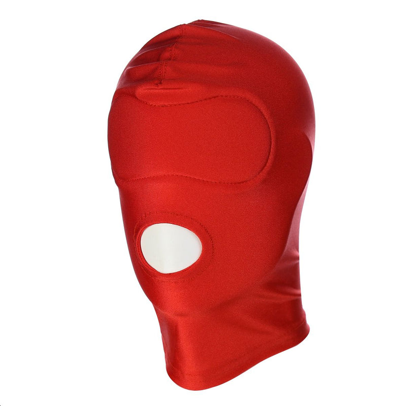 Kiotos - BDSM Hood Classic Met 1 Gat - Rood-Laced-up.nl