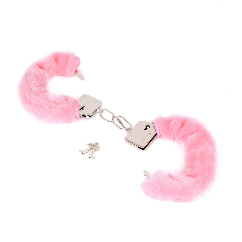 Kiotos - Budget Handboeien Met Roze Bont-Laced-up.nl