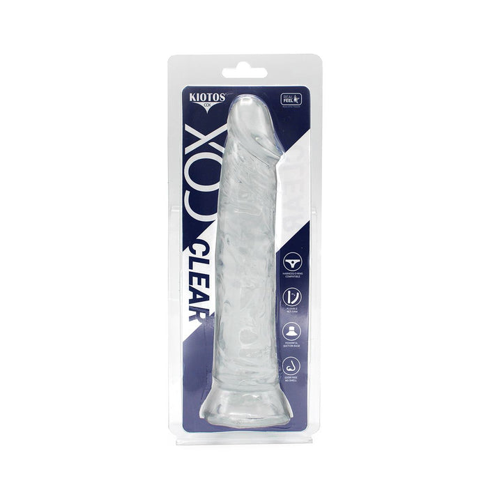 Kiotos Cox Clear - Transparante Dildo 04 - Lengte 215 mm - Diameter 40 mm - TPE-Laced-up.nl