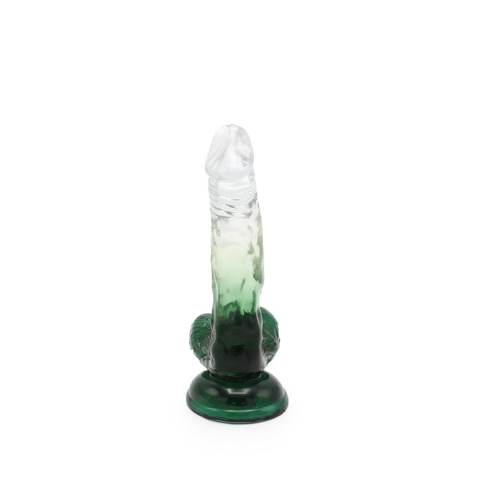 Kiotos Cox Color - Gekleurde Dildo 04 - 22,5 x 4 cm - Transparant/Geel-Laced-up.nl