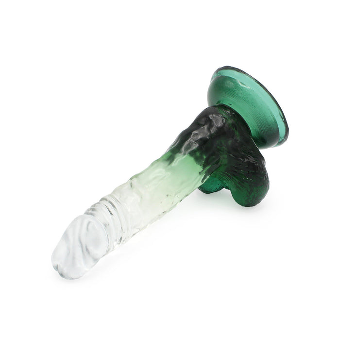 Kiotos Cox Color - Gekleurde Dildo 04 - 22,5 x 4 cm - Transparant/Geel-Laced-up.nl