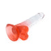 Kiotos Cox Color - Gekleurde Dildo 05 - 20 x 3,2 cm - Transparant/Rood-Laced-up.nl