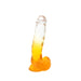 Kiotos Cox Color - Gekleurde Dildo 06 - 22,5 x 4,2 cm - Transparant/Geel-Laced-up.nl