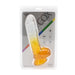 Kiotos Cox Color - Gekleurde Dildo 06 - 22,5 x 4,2 cm - Transparant/Geel-Laced-up.nl