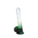 Kiotos Cox Color - Gekleurde Dildo 06 - 22,5 x 4,2 cm - Transparant/Groen-Laced-up.nl