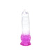 Kiotos Cox Color - Gekleurde Dildo 08 - 18,5 x 4 cm - Transparant/Paars-Laced-up.nl