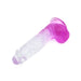 Kiotos Cox Color - Gekleurde Dildo 08 - 18,5 x 4 cm - Transparant/Paars-Laced-up.nl