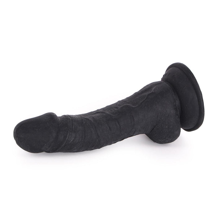 Kiotos Cox - Dildo 19,5 x 4 cm - Zwart-Erotiekvoordeel.nl