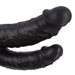 Kiotos Cox - Dildo Voor dubbele penetratie 21 x 3.5/4.5 cm - Zwart-Erotiekvoordeel.nl