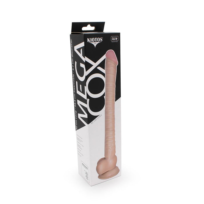 Kiotos Cox - Mega Dildo XXL 40 x 3.7 cm - Lichte Huidskleur-Erotiekvoordeel.nl