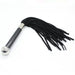 Kiotos Leather - Flogger Met Acryl Handvat - Zwart-Laced-up.nl