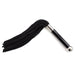 Kiotos Leather - Flogger Met Acryl Handvat - Zwart-Laced-up.nl