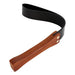 Kiotos Leather - Paddle van PU leer met houten handvat - Bruine Plak - Lengte 30 cm-Erotiekvoordeel.nl