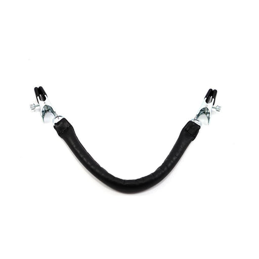 Kiotos Leather - Tepelklemmen Met Leren Gewicht Strong Feeling-Laced-up.nl