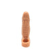Kiotos Monstar 04 - Penis Sleeve - Penisverlenging - Met Ball Stretcher Opening - Siliconen - Beige-Laced-up.nl