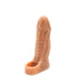 Kiotos Monstar 04 - Penis Sleeve - Penisverlenging - Met Ball Stretcher Opening - Siliconen - Beige-Laced-up.nl