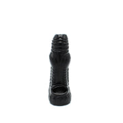Kiotos Monstar 05 - Penis Sleeve - Penisverlenging - Met Ball Stretcher Opening - Diameter Ø 50 mm - Siliconen - Zwart-Laced-up.nl