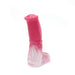 Kiotos Monstar 11 - Penis Sleeve - Penisverlenging - Met Ball Stretcher Opening - Inbreng Lengte 170 mm - Siliconen - Roze Wit-Laced-up.nl