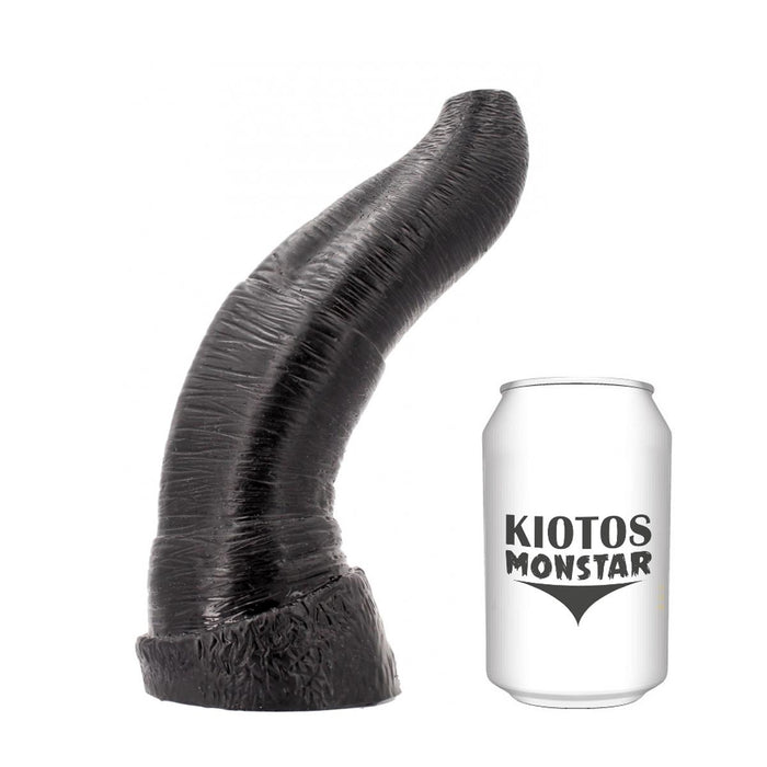 Kiotos Monstar - Aliena Worm - Dildo - 25 x 6,5 cm - Zwart-Erotiekvoordeel.nl