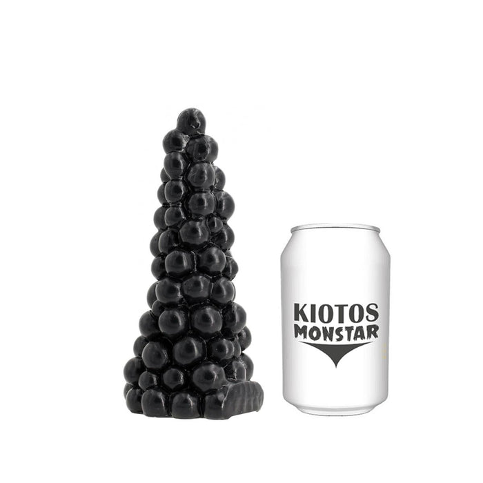 Kiotos Monstar - Bubbles - Buttplug - 16 x 6,5 cm - Zwart-Erotiekvoordeel.nl