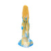 Kiotos Monstar - Dildo Beast 19 - 25 x 6 cm - Goud/Blauw/Wit-Laced-up.nl