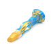 Kiotos Monstar - Dildo Beast 19 - 25 x 6 cm - Goud/Blauw/Wit-Laced-up.nl