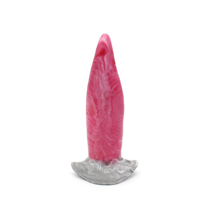 Kiotos Monstar - Dildo Beast 27 - 21 x 5.8 cm- Roze/Grijs/Wit-Laced-up.nl