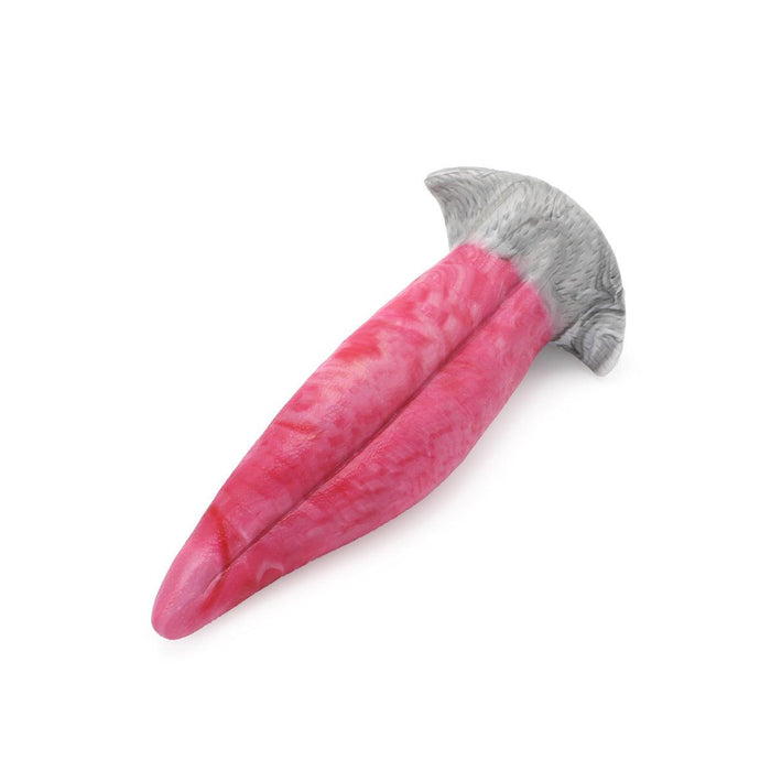 Kiotos Monstar - Dildo Beast 27 - 21 x 5.8 cm- Roze/Grijs/Wit-Laced-up.nl
