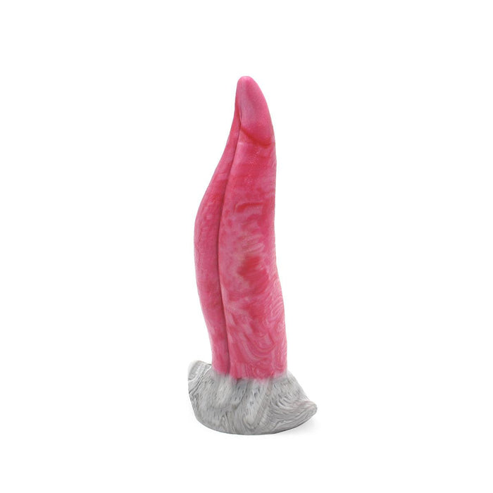 Kiotos Monstar - Dildo Beast 27 - 21 x 5.8 cm- Roze/Grijs/Wit-Laced-up.nl