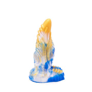 Kiotos Monstar - Dildo Beast 36 - 20 x 7 cm - Goud/Blauw-Laced-up.nl