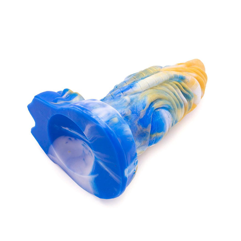 Kiotos Monstar - Dildo Beast 36 - 20 x 7 cm - Goud/Blauw-Laced-up.nl
