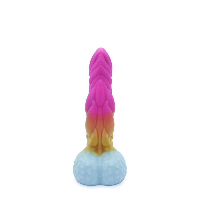 Kiotos Monstar - Dildo Beast No. 49 - Roze/Wit/Geel